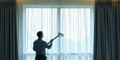 Commercial curtain stain removal service grose-wold-nsw hotels offices restaurants