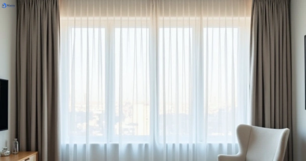 Freshly steam cleaned curtains in grose-wold-nsw QLD